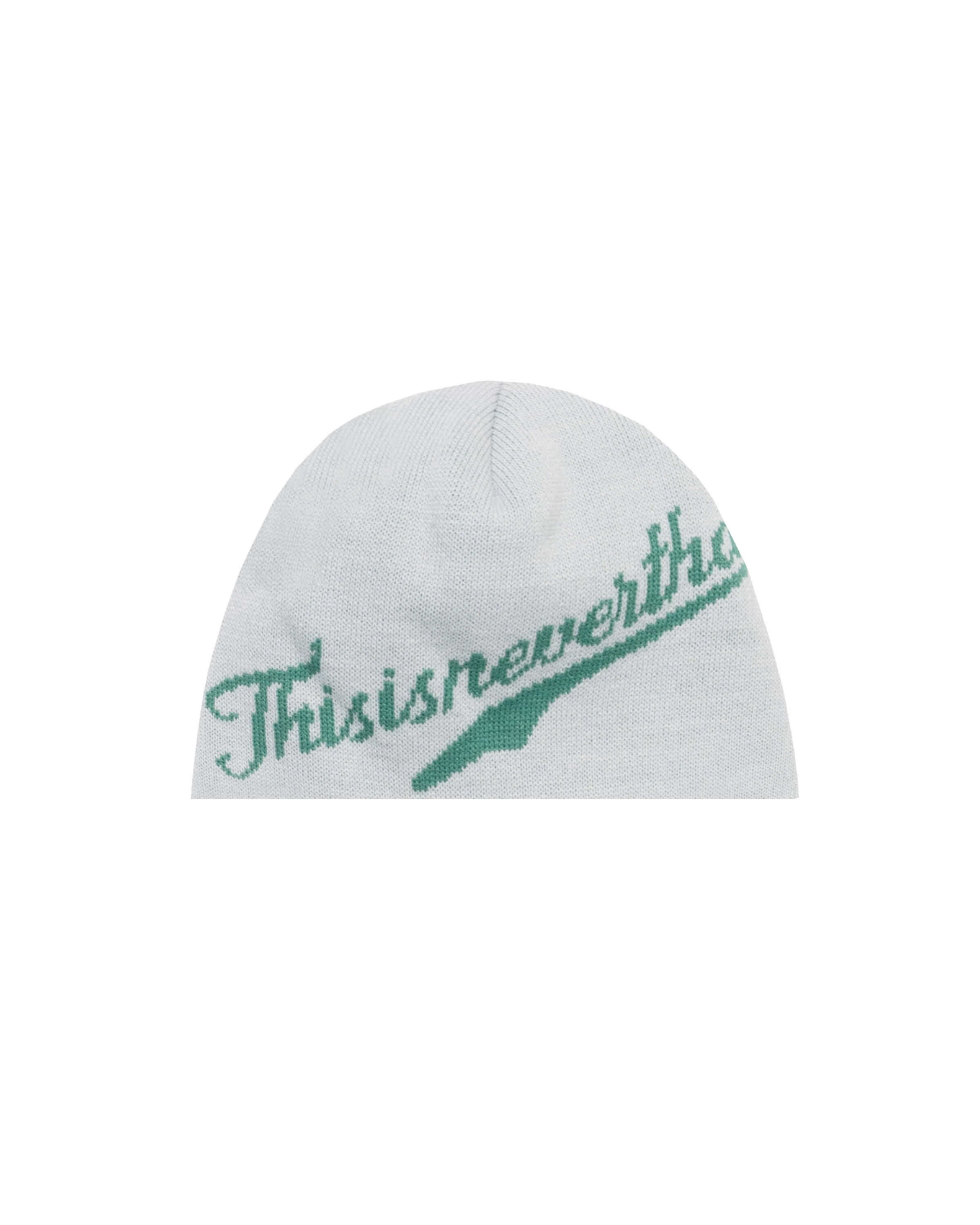 thisisneverthat Script-Logo No Cuff Beanie | TN251WHWBE01